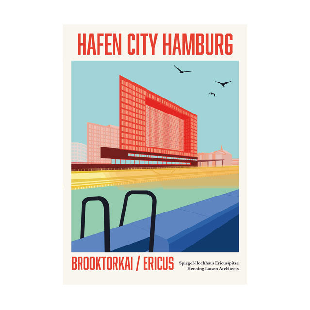 Hamburg Poster: Hafen City Brooktorkai/Ericus