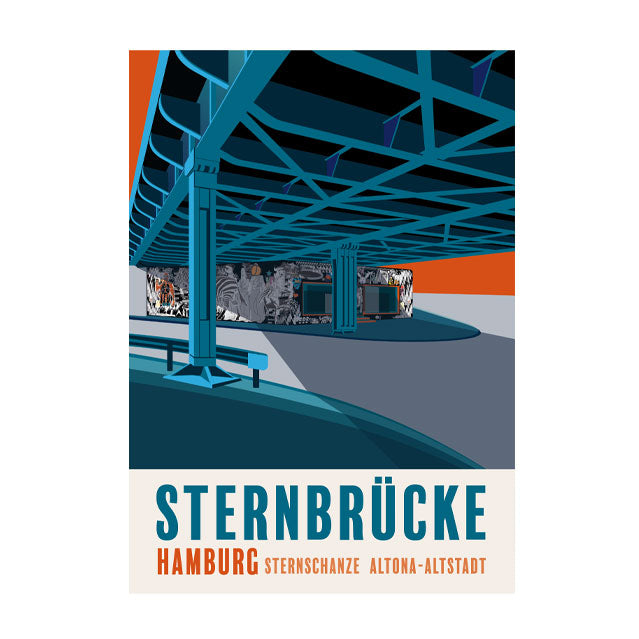 Hamburg Poster: Sternbrücke