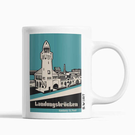 Tasse: Hamburg Landungsbrücken