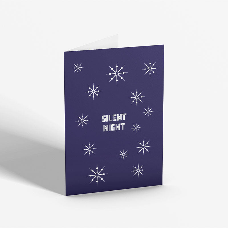 Klappkarten: Silent Night