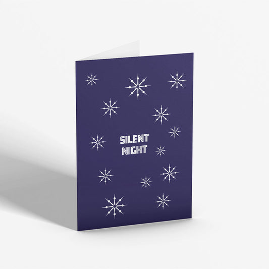 Folded cards: Silent Night