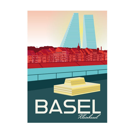 Postcard: Basel Kleinbasel