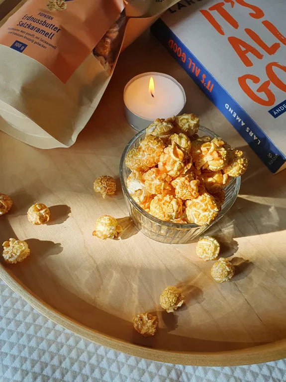 Knalle Popcorn – Peanut Butter Salted Caramel Popcorn