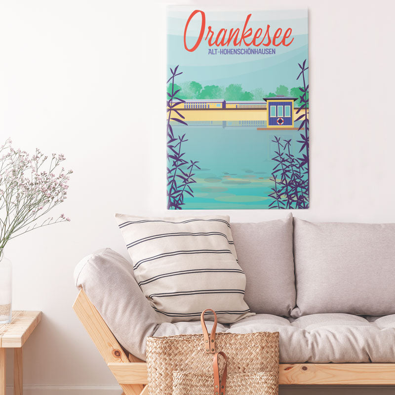 Berlin Poster: Lichtenberg Orankesee