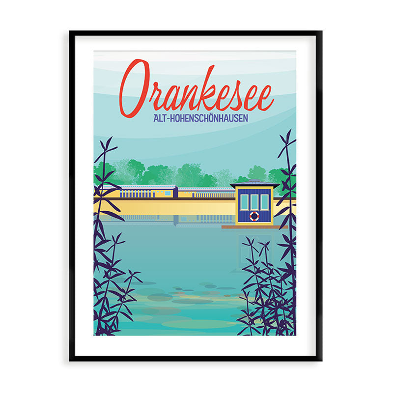 Berlin Poster: Lichtenberg Orankesee