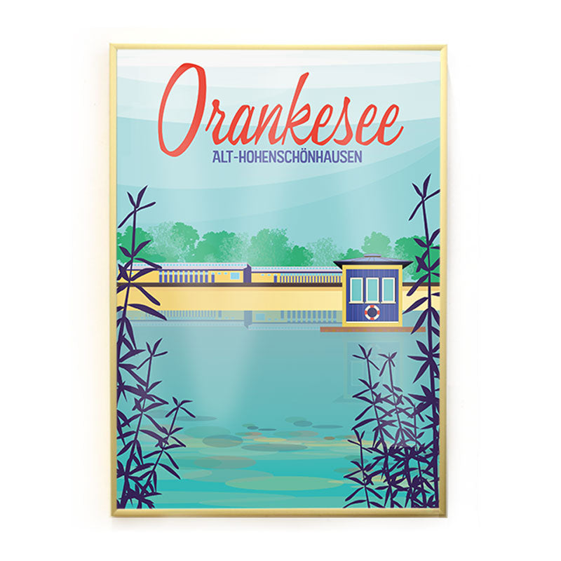 Berlin Poster: Lichtenberg Orankesee