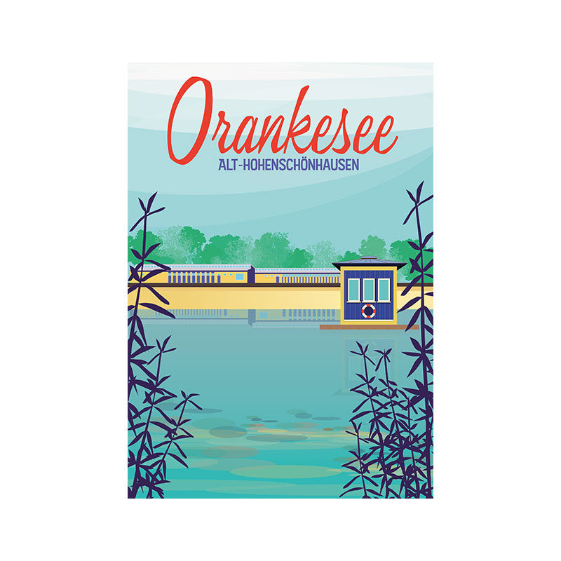 Berlin Poster: Lichtenberg Orankesee