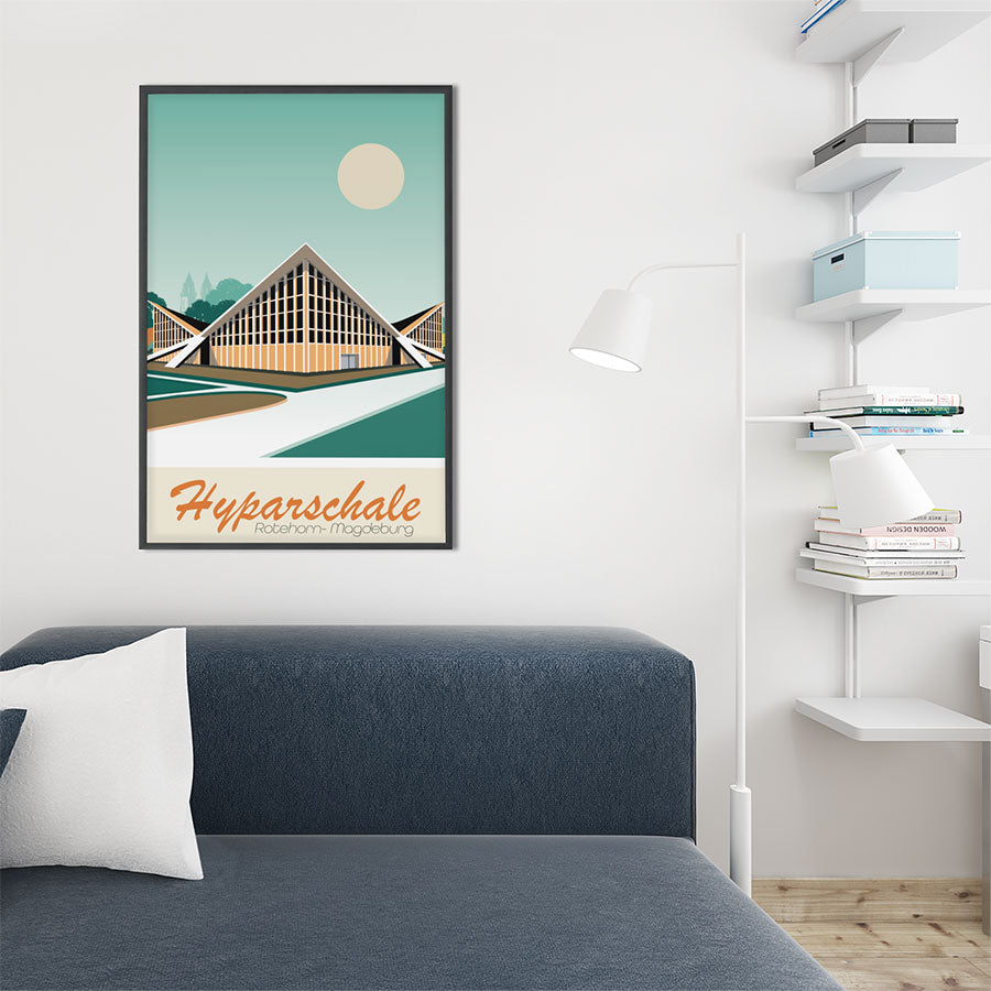 Magdeburg Poster: Hyparschale