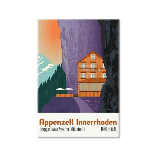 Schweiz Magnet: Appenzell Innerrhoden Berggasthaus