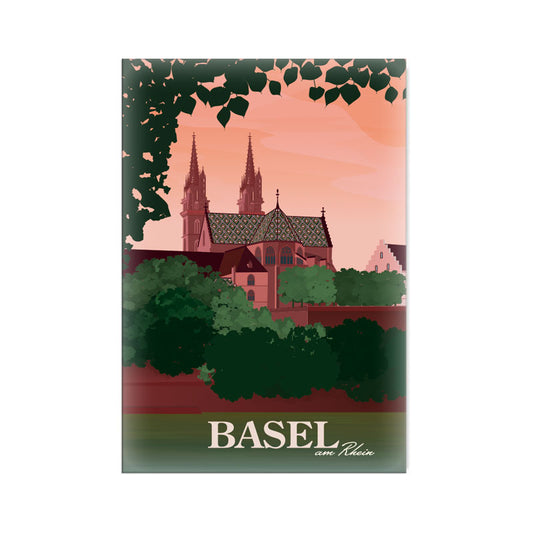 Schweiz Magnet: Basler Münster