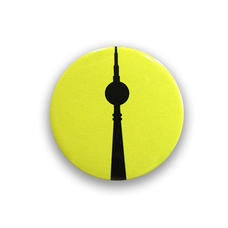 Berlin Magnet: Berliner Fernsehturm neon gelb