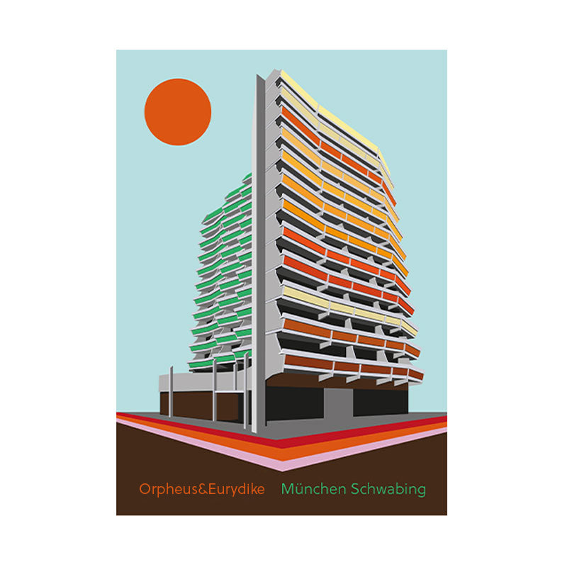 Postkarte: München Orpheus & Eurydike