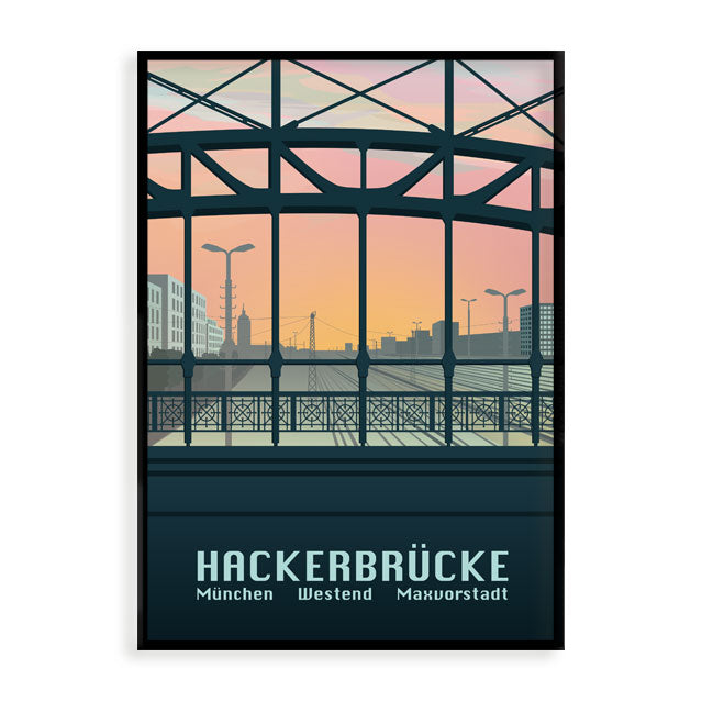 Munich Poster: Hacker Bridge