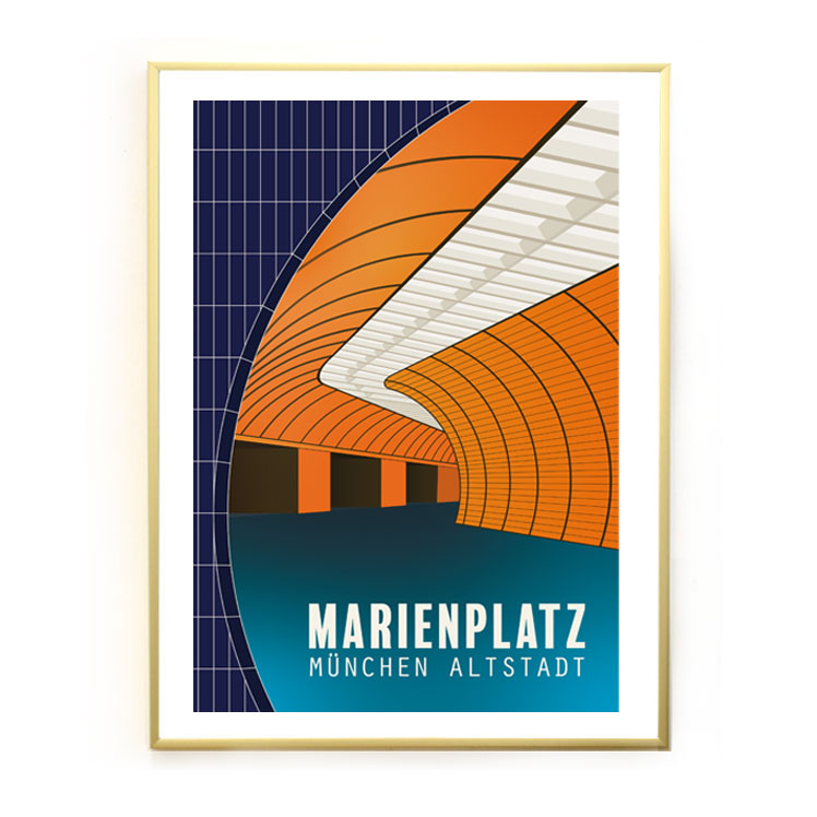 Munich Poster: Marienplatz