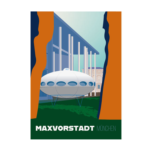 Postcard: Munich Maxvorstadt