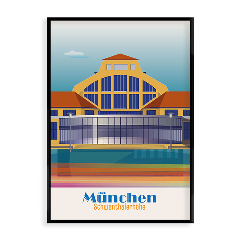 München Poster: Schwanthalerhöhe