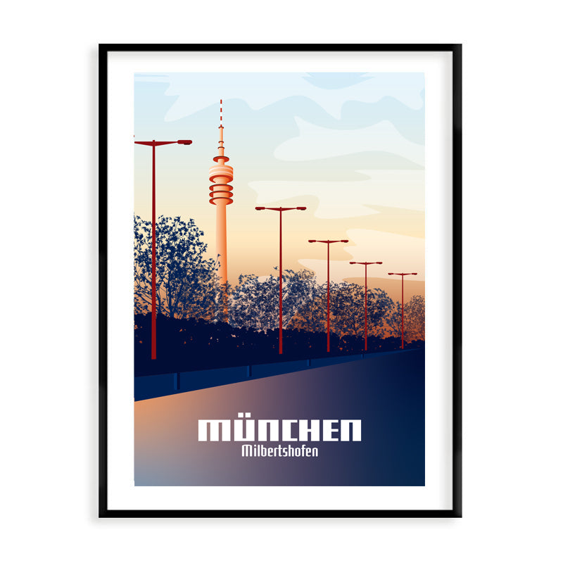 Munich Poster: Milbertshofen