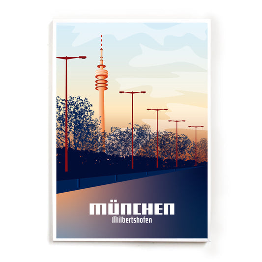 Munich Poster: Milbertshofen