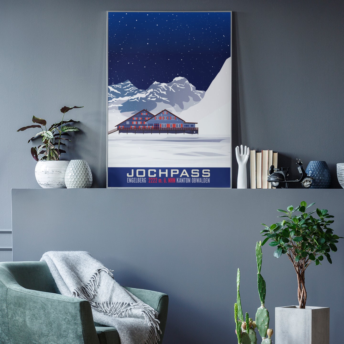 Obwalden Poster: Engelberg Jochpass