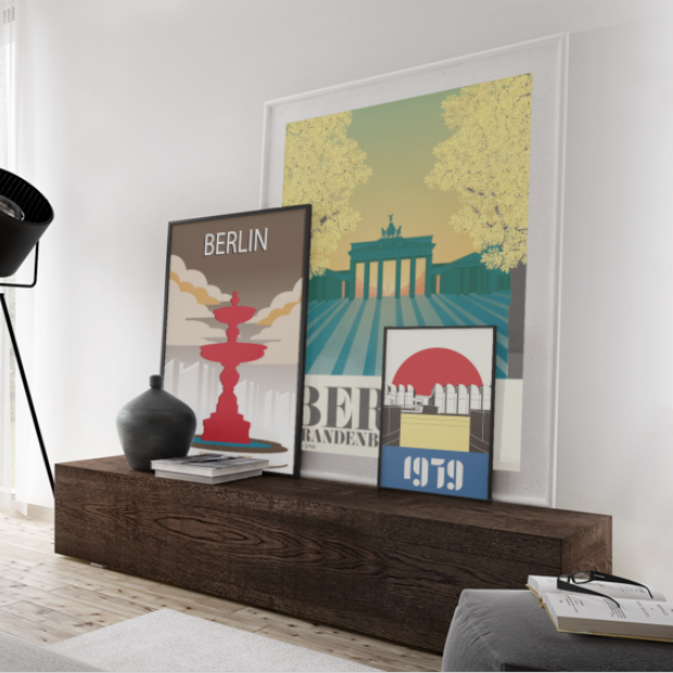 Berlin Poster: Brandenburger Tor