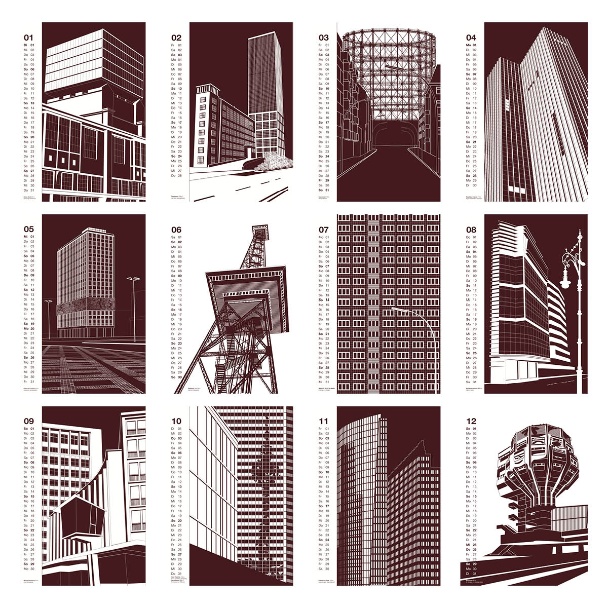 Berlin Kalender 2013: 22 Plus