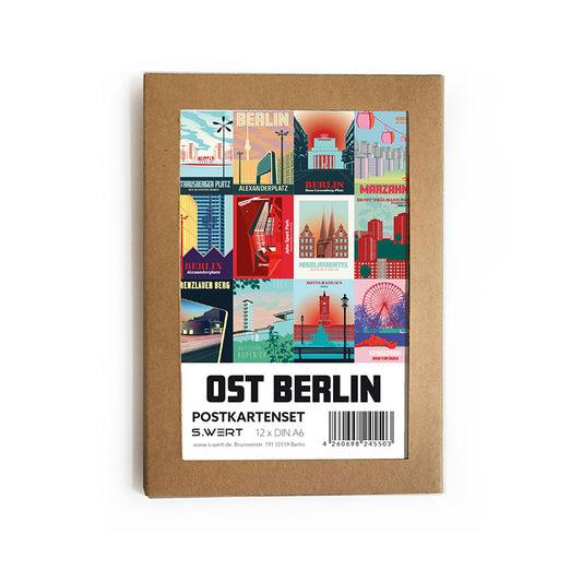 Postcard set: East Berlin