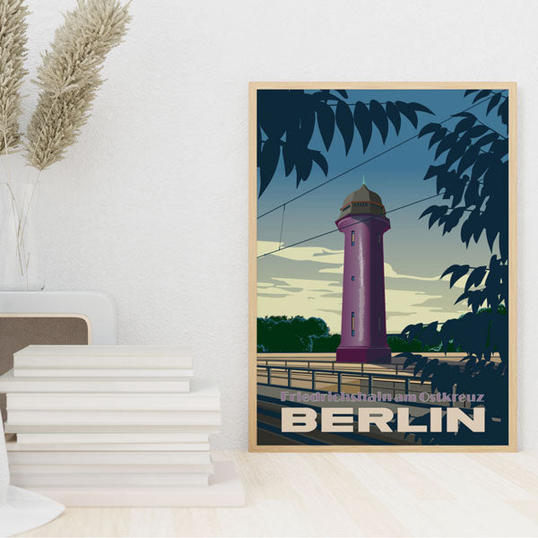 Berlin Poster: Friedrichshain am Ostkreuz