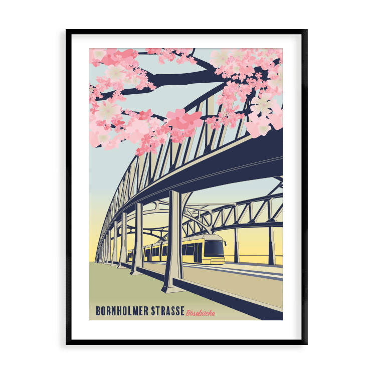 Berlin Poster: Bornholmer Straße