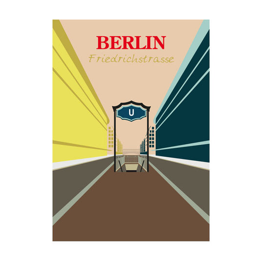 Postcard: Friedrichstrasse