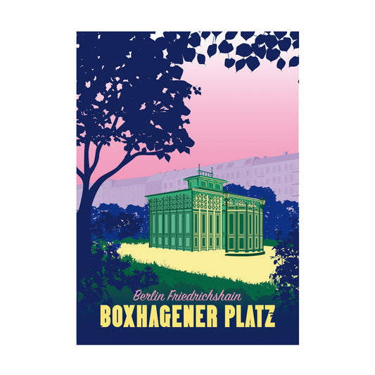Postcard: Boxhagener Platz