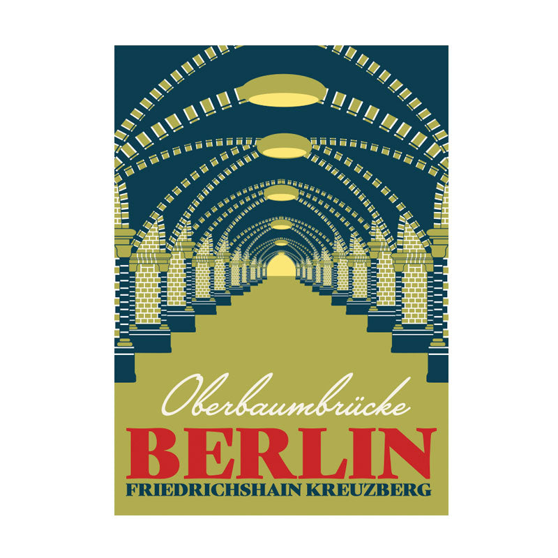 Postkarte: Oberbaumbrücke