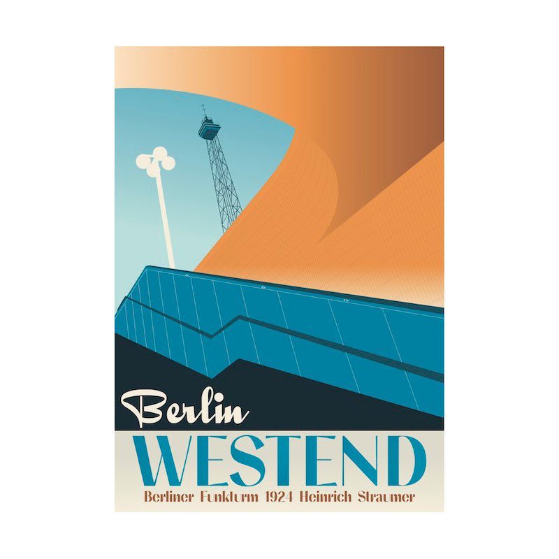 Postkarte: Westend