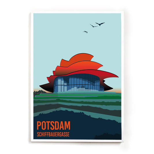 Potsdam Poster: Schiffbauergasse