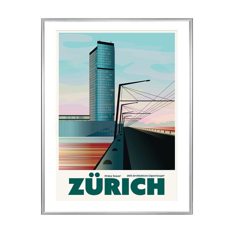 Zürich Poster: Prime Tower