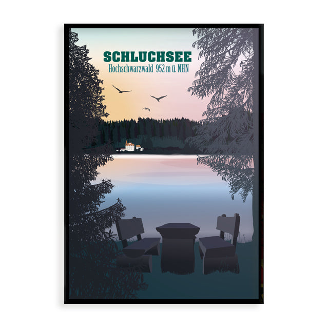 Black Forest Poster: Schluchsee 