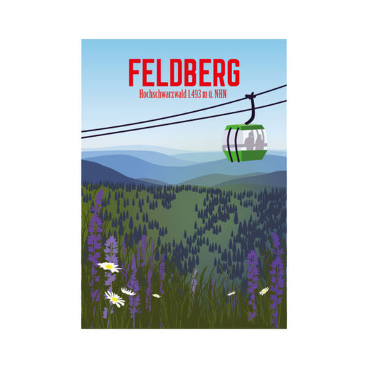 Postkarte: Feldberg