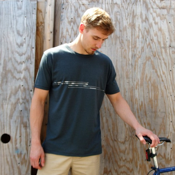 T-Shirt Overhead Lines Grey