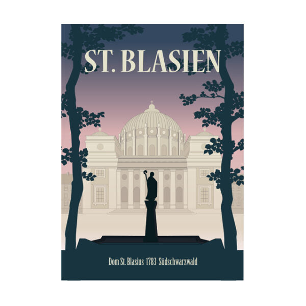 Postkarte: St. Blasien