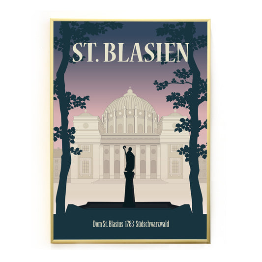 Black Forest Poster: St. Blasien 