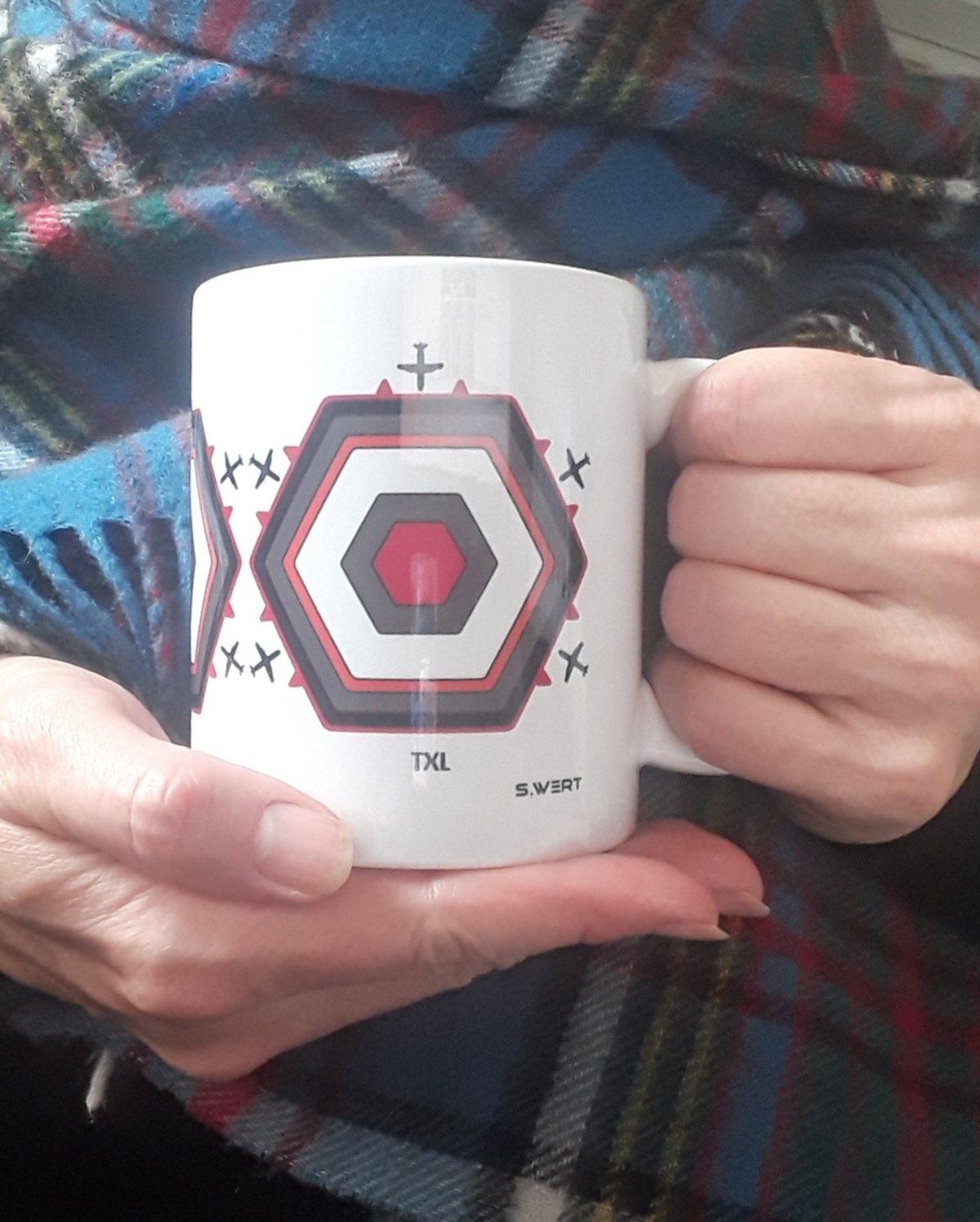 Tasse: Tegel Sechseck