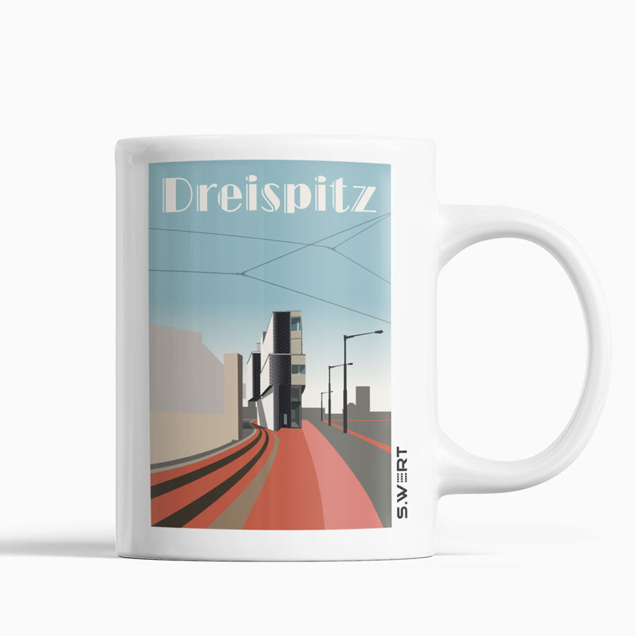 Tasse: Basel Dreispitz