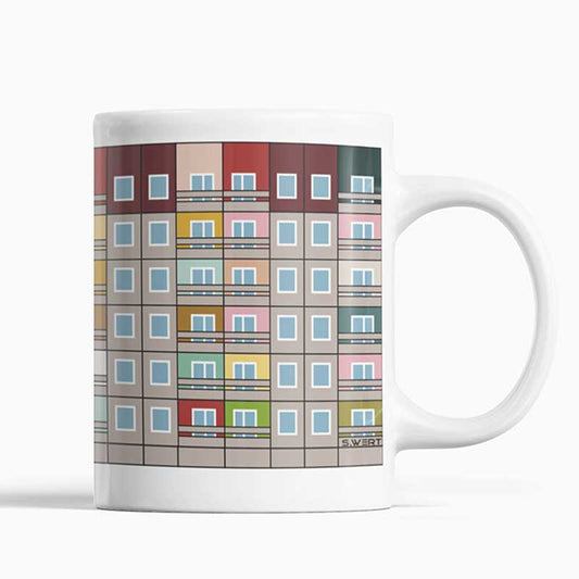 Tasse: Bunte Platte