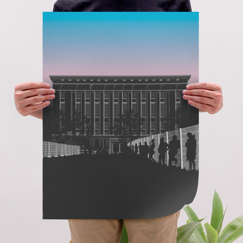 Berlin Poster: Techno Schlange