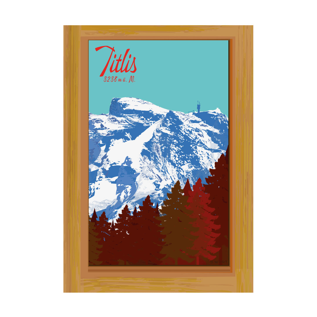 Schweiz Postkarte: Titlis