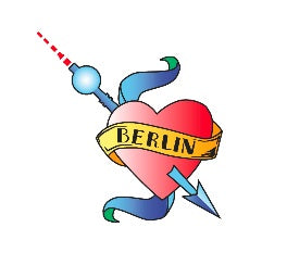 Temporary Berlin tattoos