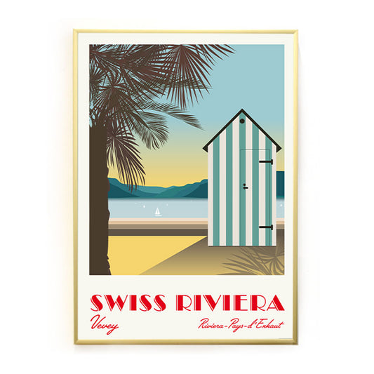 Vaud Poster: Swiss Riviera Vevey