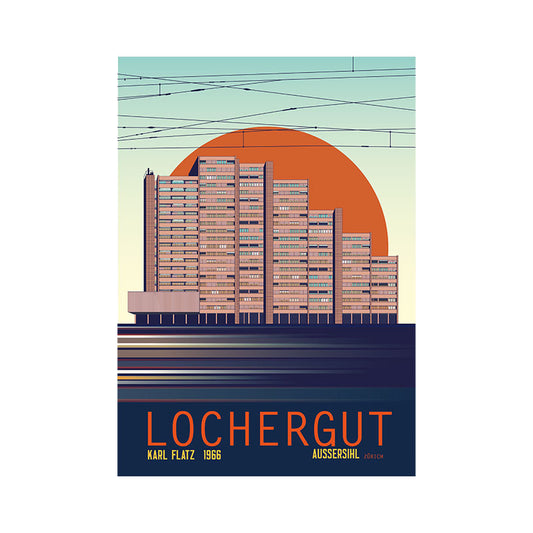 Postkarte: Zürich Lochergut