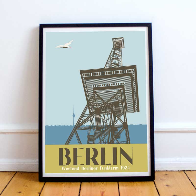 Berlin Poster: Funkturm