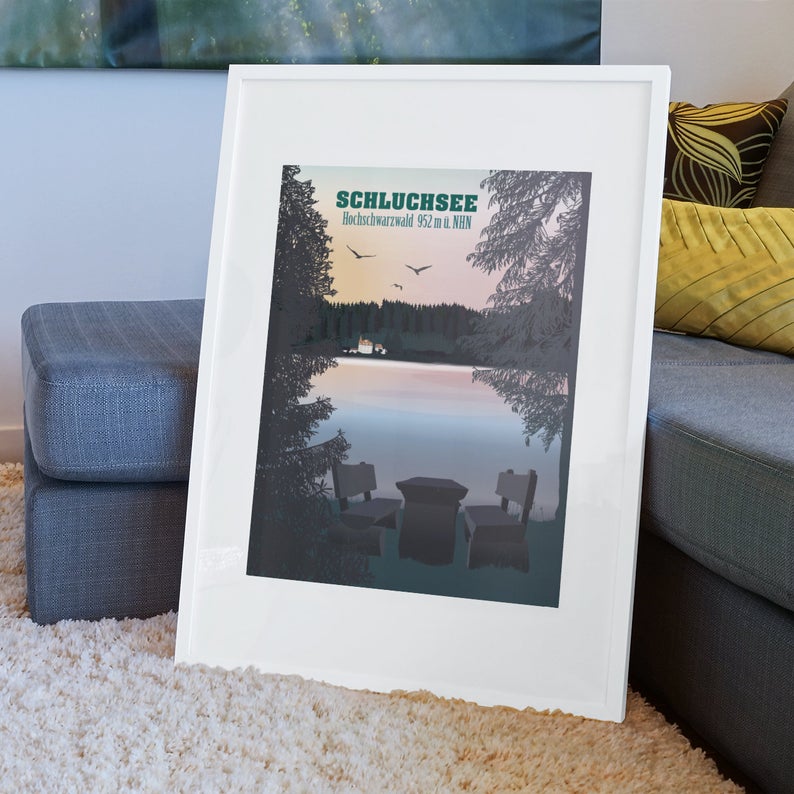 Schwarzwald Poster: Schluchsee