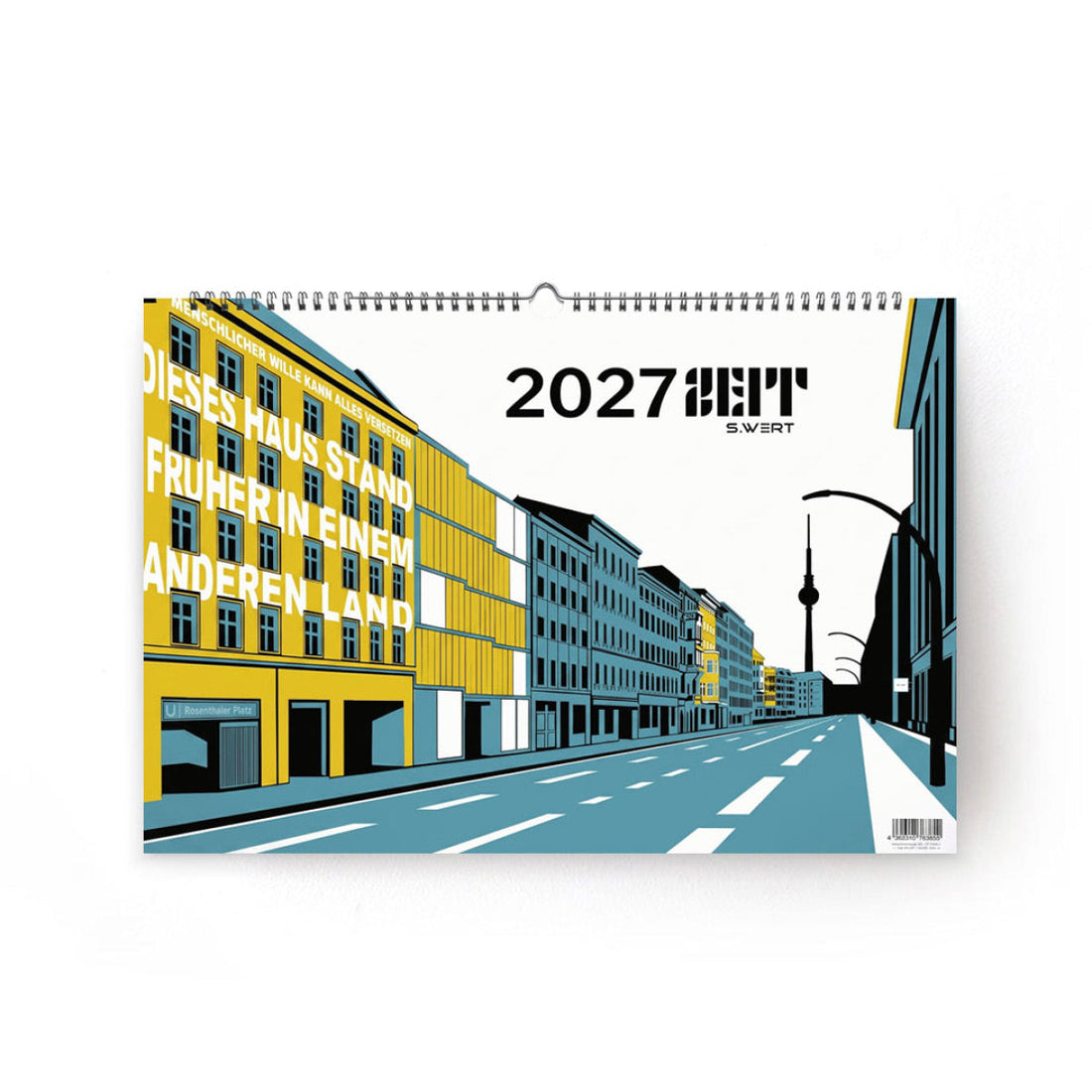 Titelbild s.wert Wandkalender 2027 – Berliner Uhren und Zeitmesser